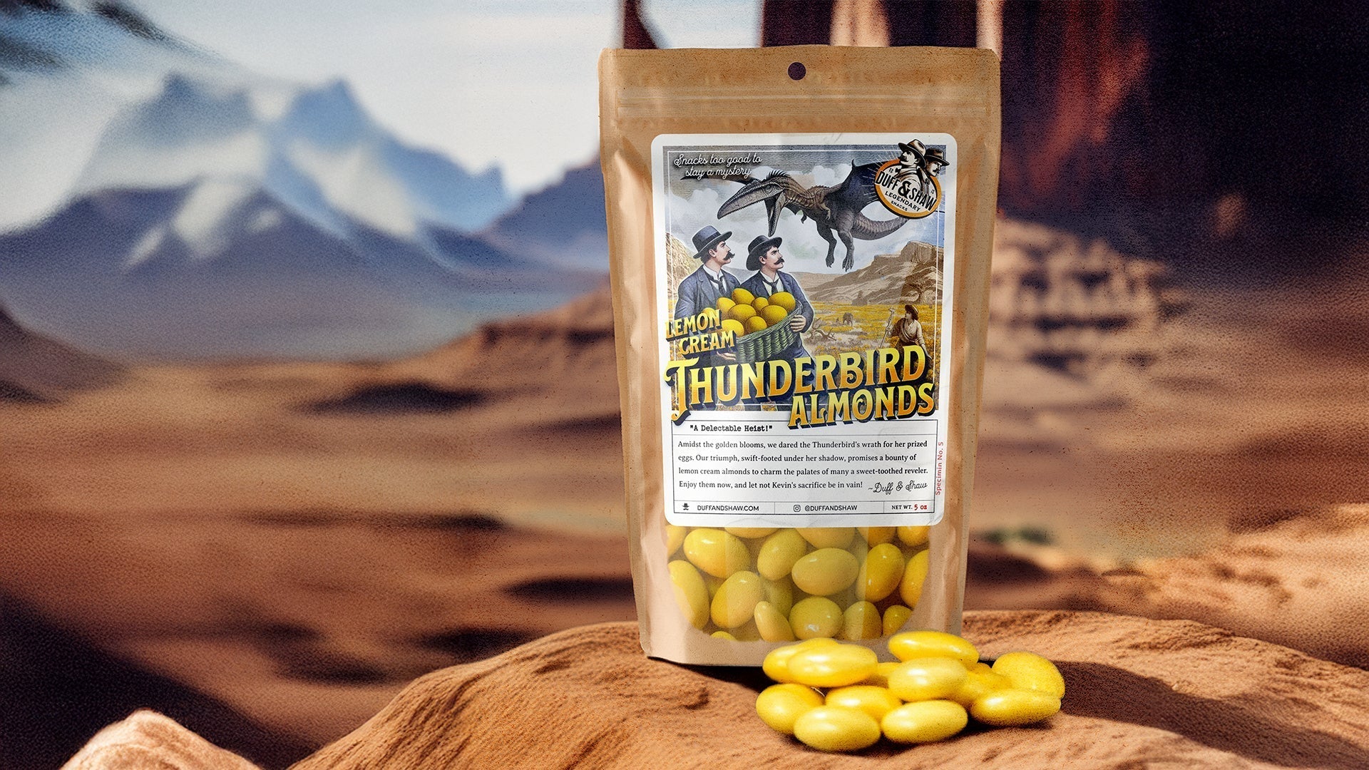 Duff & Shaw's Lemon Creme Thunderbird Almonds