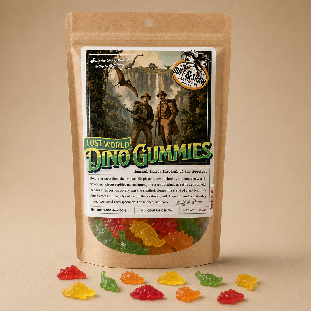 Lost World Dino Gummies