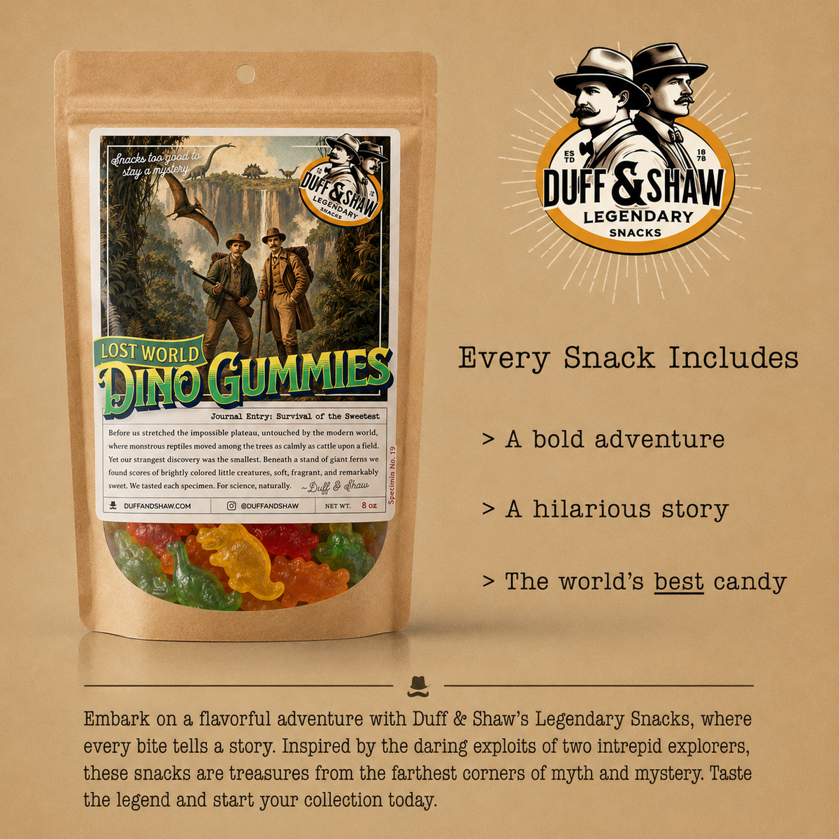 Lost World Dino Gummies