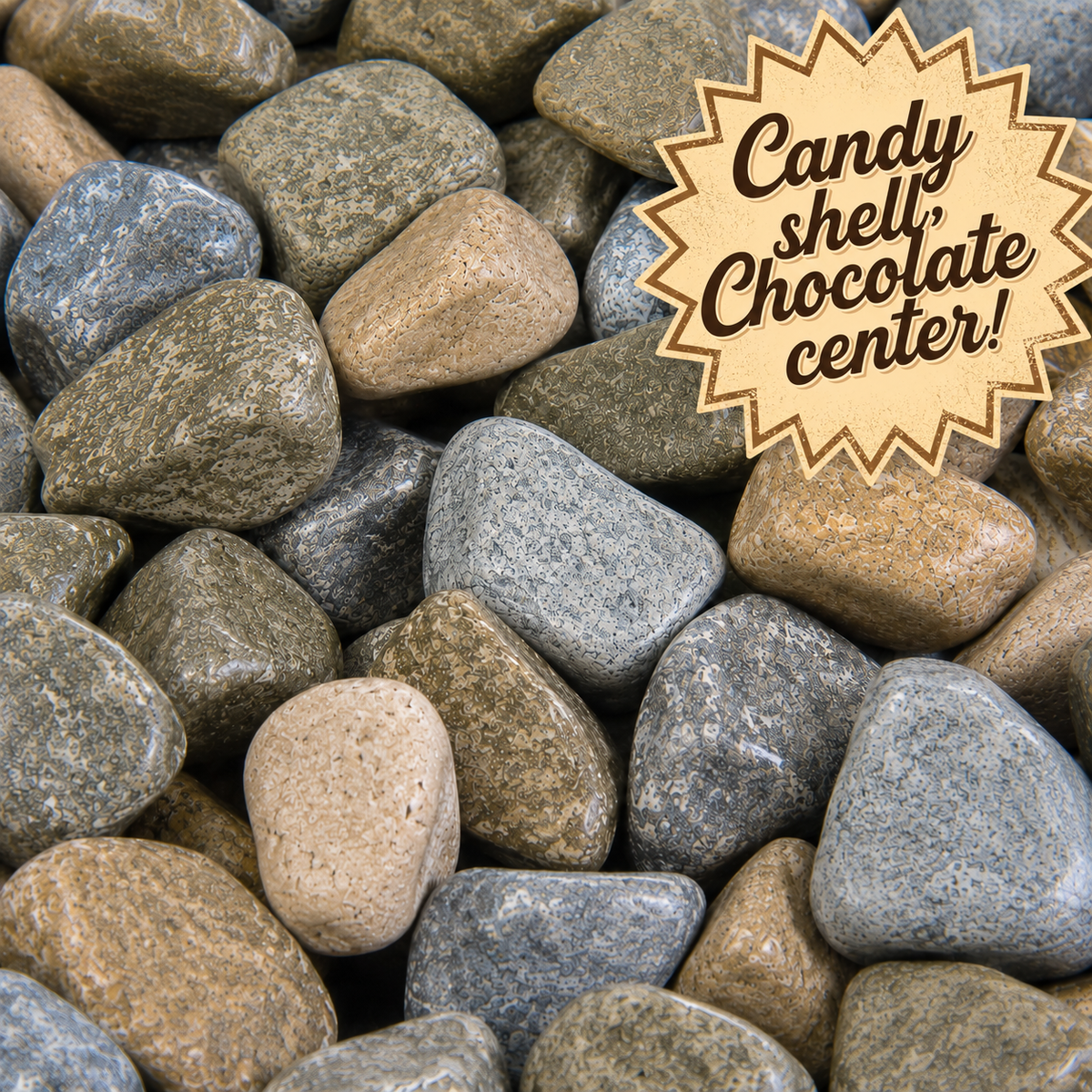Chocolate Stone Troll Rocks Candy
