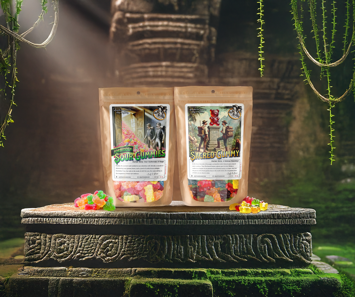 The Ultimate Gummy Expedition - Gummy Bundle candy and snack assortment – Duff & Shaw Legendary Snacks