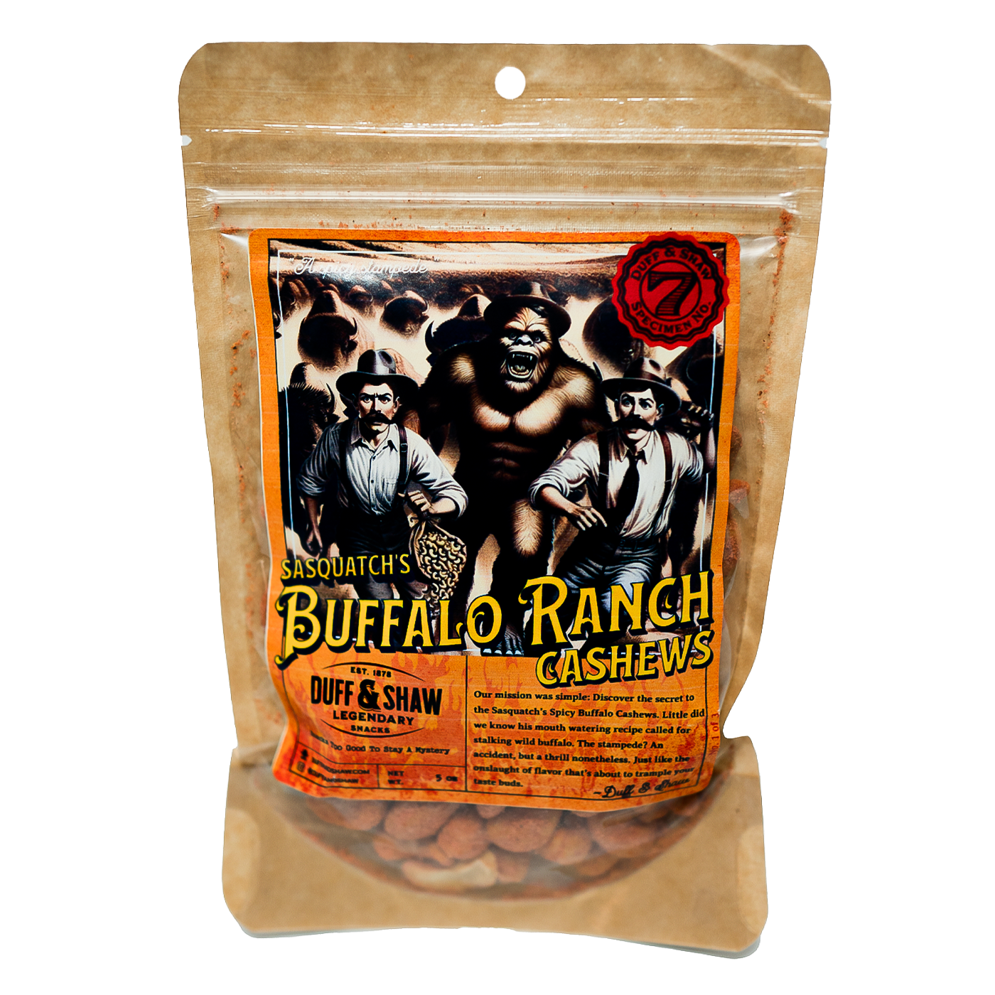 Sasquatch's Buffalo Ranch Cashews