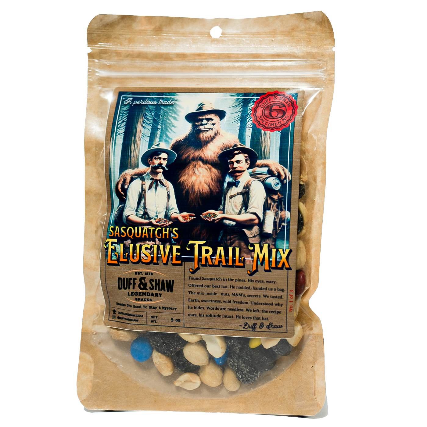 Sasquatch's Elusive Trail Mix