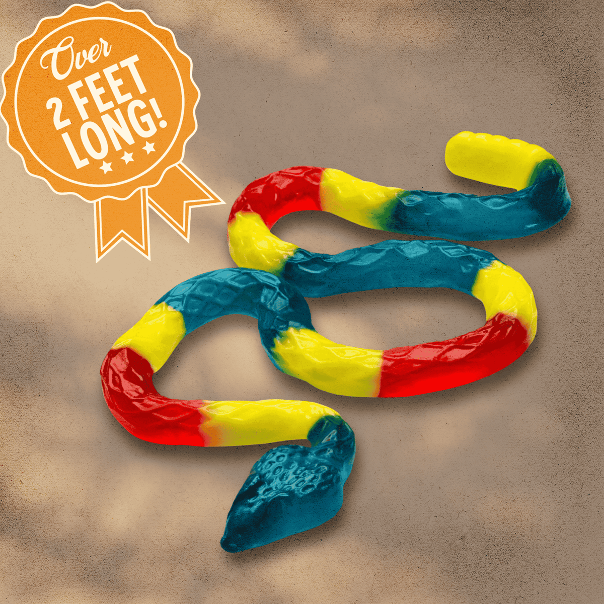 GIANT Gummy Anaconda candy product photo, alternate view 3 – Duff & Shaw Legendary Snacks