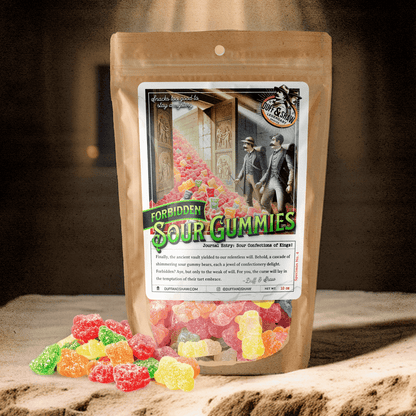 Forbidden Sour Gummies candy product photo, alternate view 2 – Duff & Shaw Legendary Snacks