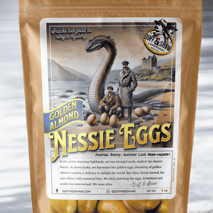 Nessie’s Golden Almond Eggs included in the Kraken’s Golden Hoard Gift Box