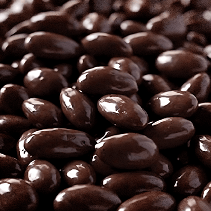 Yeti Almonds - Dark Chocolate snack product photo, alternate view 3 – Duff & Shaw Legendary Snacks