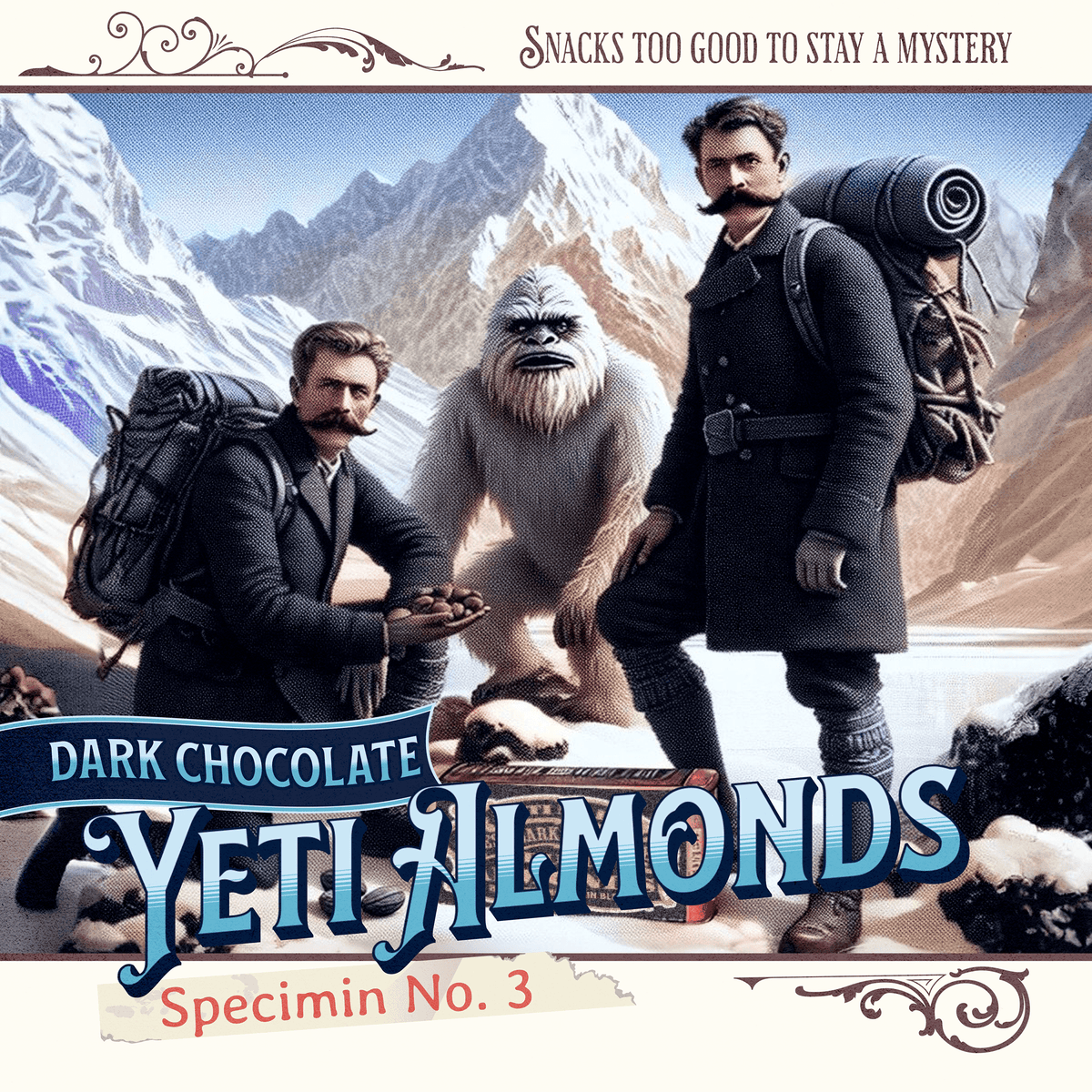 Yeti Almonds - Dark Chocolate