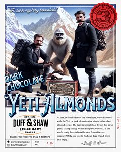 Yeti Almonds - Dark Chocolate