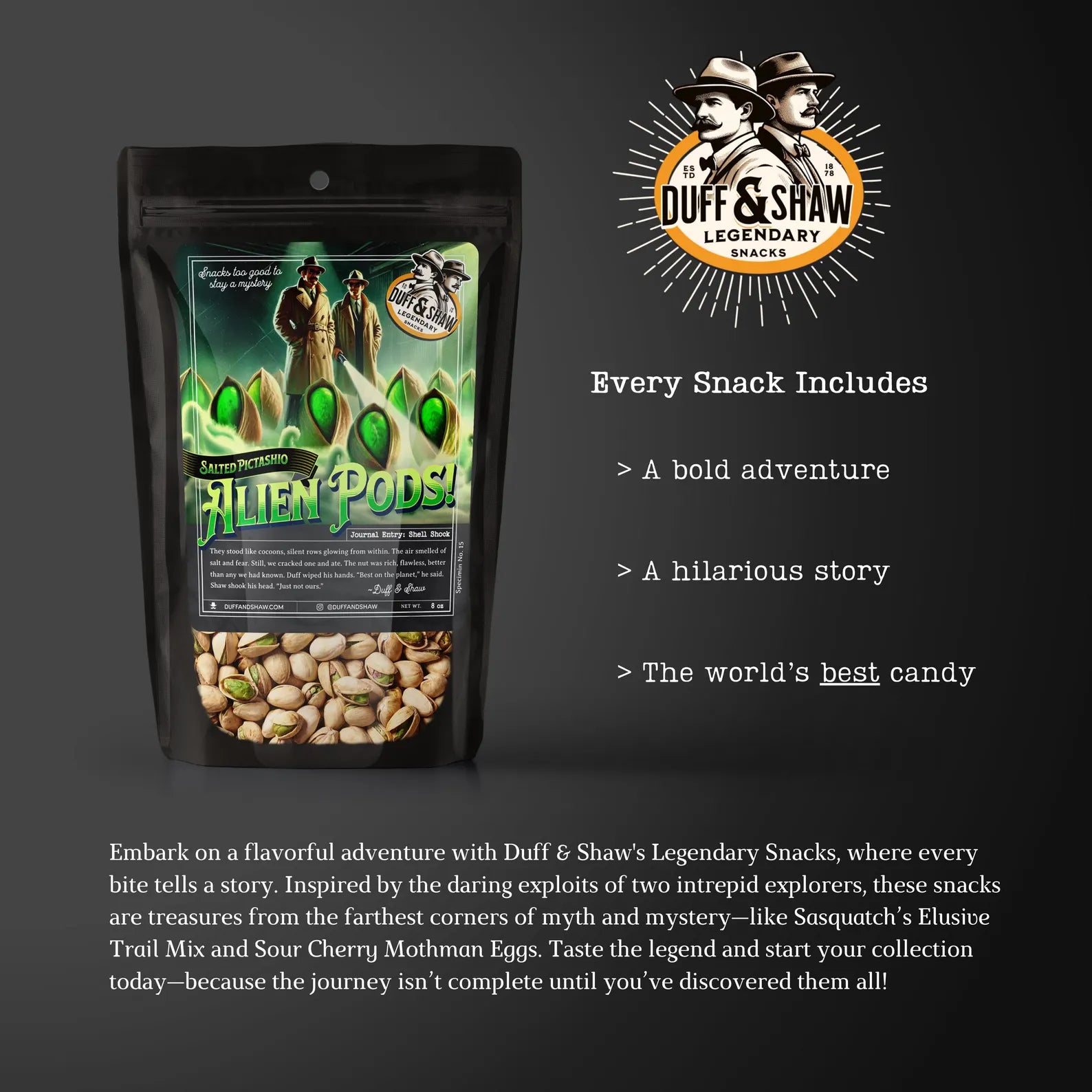 Alien Pod Pistachios