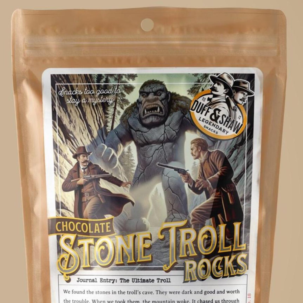 Chocolate Stone Troll Rocks Candy