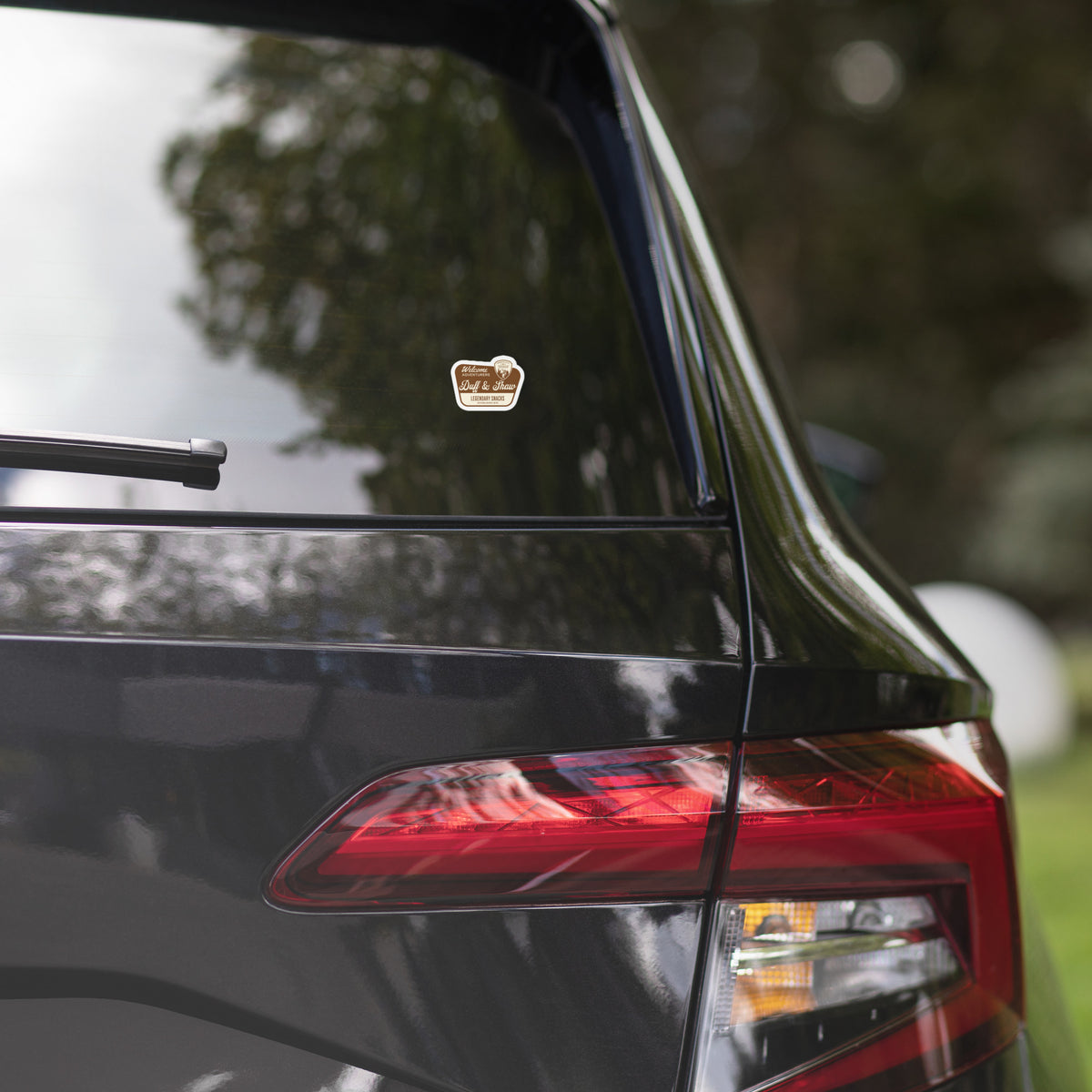 Duff & Shaw National Park Sticker 3x3 inch sticker product view – Duff & Shaw