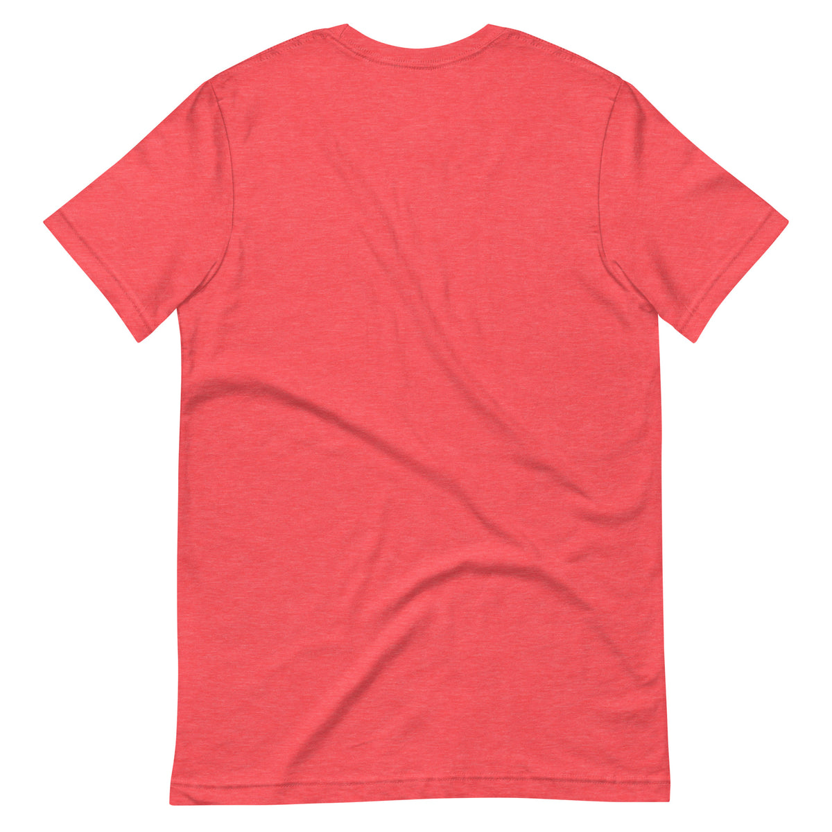 Duff & Shaw Mothman Logo T-Shirt in red unisex T-shirt, back view – Duff & Shaw
